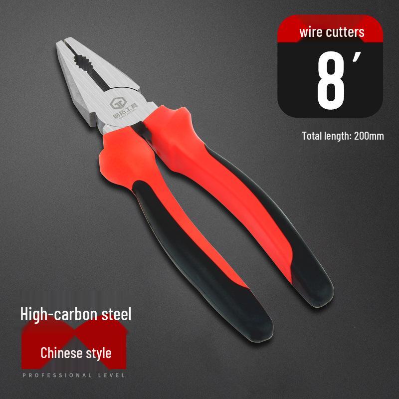 Electrician's Special 6-Inch Multi-Function Needle-Nose & Diagonal-Nose Pliers Set, Industrial Grade, Labor-Saving Design