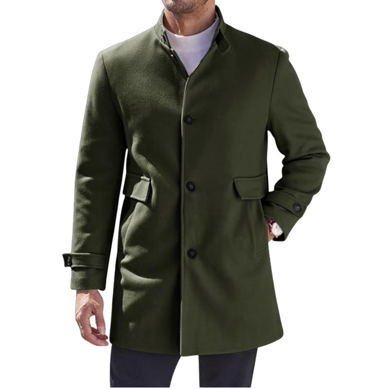 2024 New Men's Woolen Coat - Japanese Korean Casual Style Bestseller