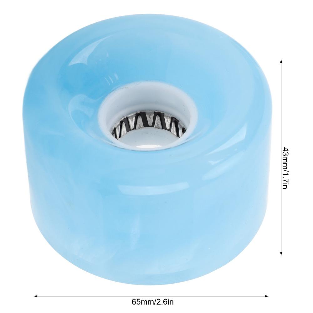 4Pcs 78A Hardness Skateboard Wheel Set 65x43mm Skateboard Replacement Wheels  Street Wheels