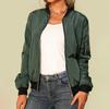 Jackets For Women Long Sleeve  Lightweight Zip Up Cropped Outerwear Casual Quilted Jackets Whith Pockets