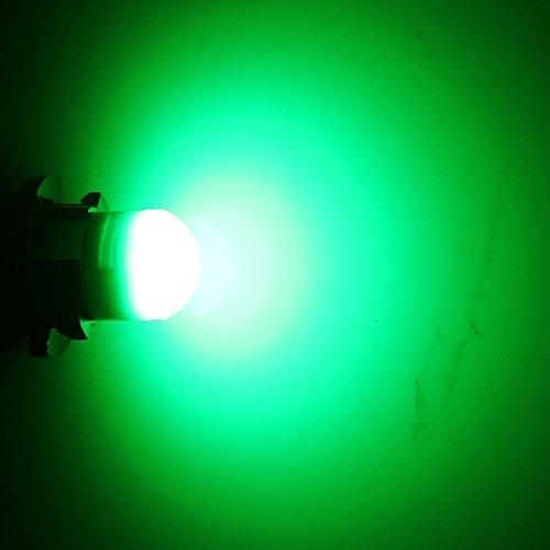 

Ever-Bright T10 LED Зелена 3-рядна 2835SMD Лампа Клинова Лампа Лампа Салону Габаритне Світло Керамічне Світло Кругла Розсіювальна Лінза DC12V 10шт