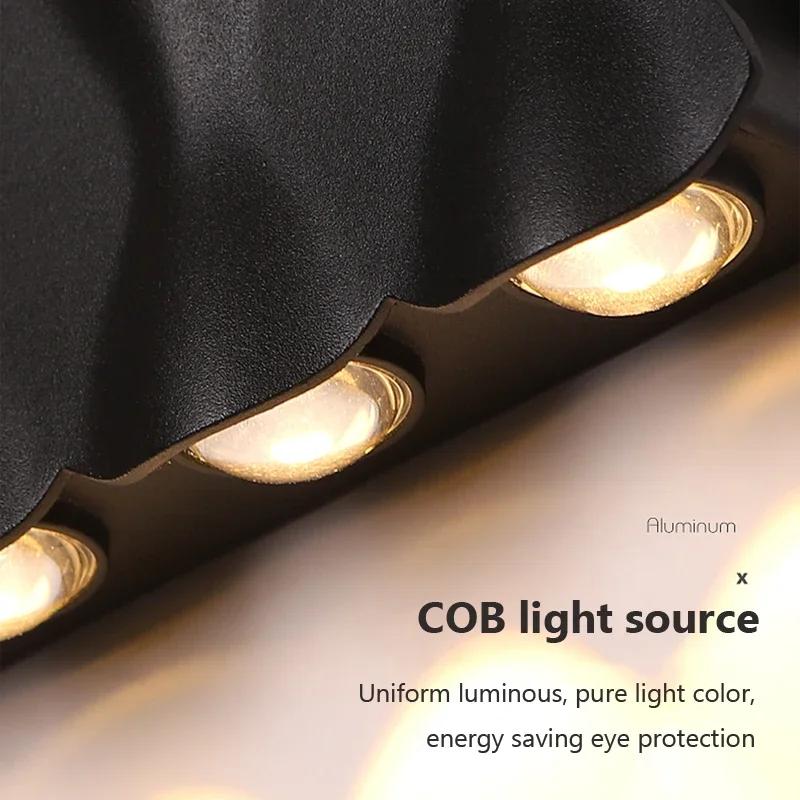 Modern LED Wall Lamp Garden Waterproof Decoration Wall Light For Porch Balcony House Street Lighting Outdoor Interior Fixtures