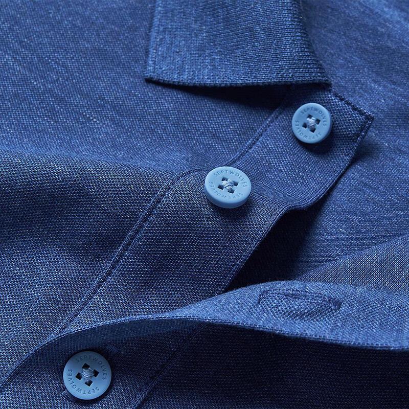 SEPTWOLVES Herren Poloshirt mit kurzen Ärmeln