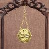 Incense Burner Car Home Pendant Hollow Brass Sachet Ball Antique Fragrance Ball with Hollowed Home