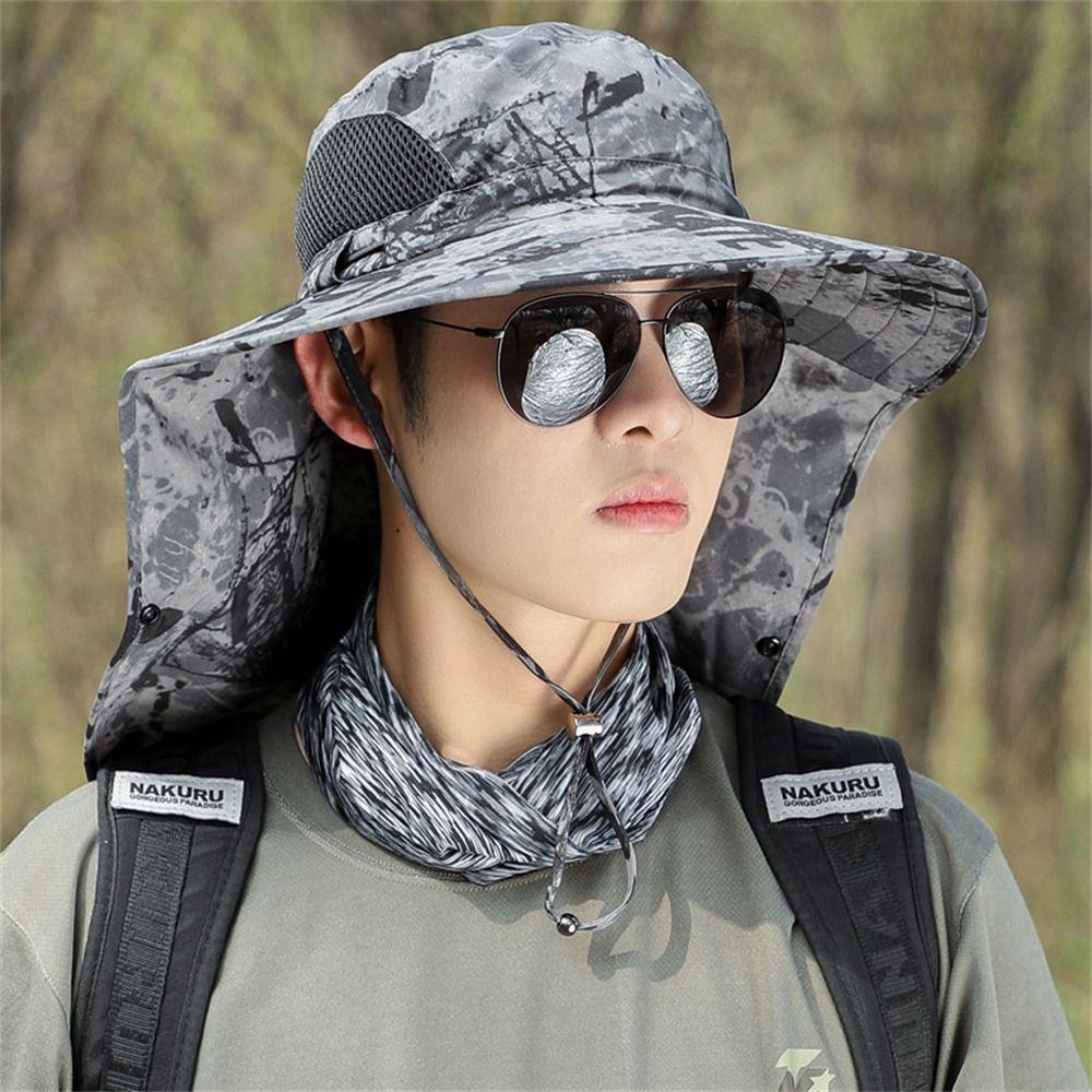 Large Shawl Sunhat Wide Brim Leisure Hat Fashion Sun Protection Hats  Spring Summer