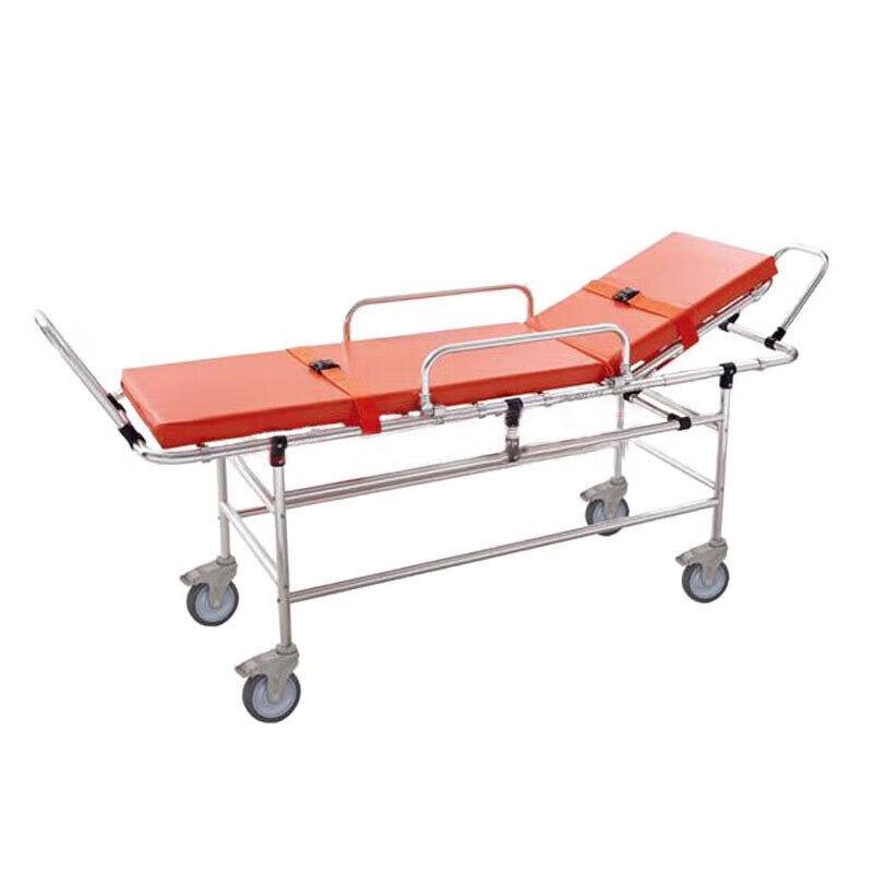 Zuolou Stainless Steel Emergency Rescue Stretcher Trolley