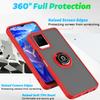 Magnetic Ring Holder TPU Bumper Shockproof Case For VIVO Y21 Y21S Y33S Y20 V21 V21E Y17 Y15 Y12 Y11 Matte Hard PC Back Cover