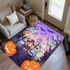 Halloween Night Adventure Area Rug Design for Dormitory Kitchen Study room Outdoor Anti-slip Rug Anime Office Decor