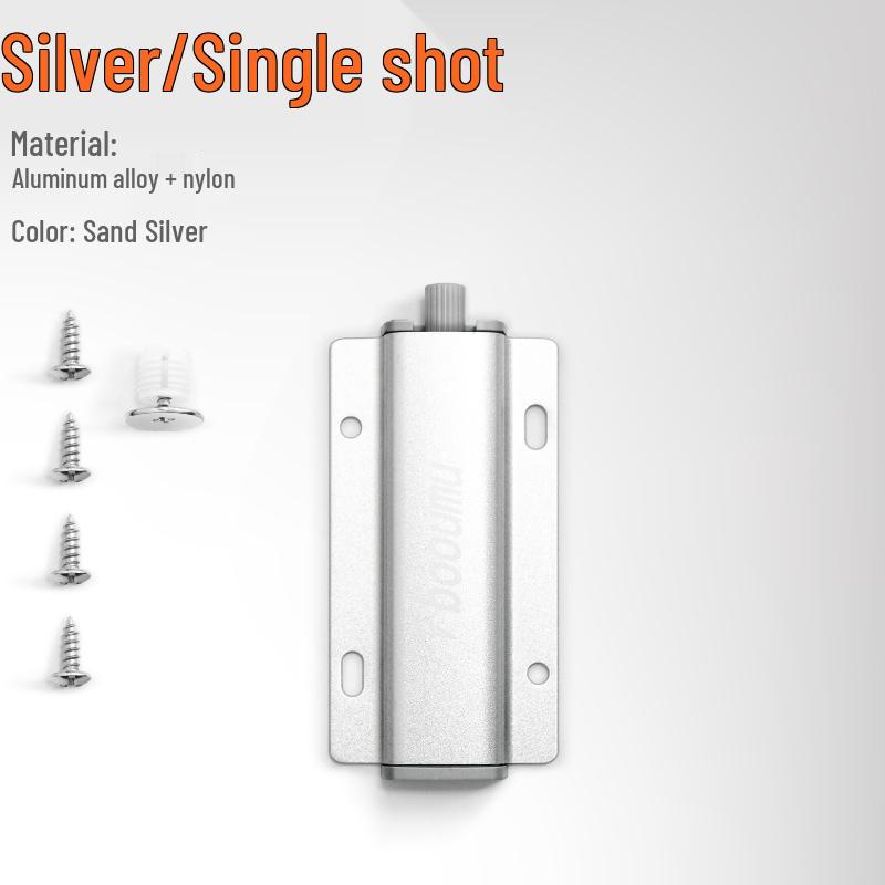 

Aluminum Alloy Mute Self-Opener Cabinet Door Rebounder Without Handle
