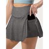 Gonne-pantalone sportive tinta unita con tasca per telefono, per tennis, golf e yoga