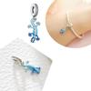 925 Silver Animal Charm Cartoon Cute gecko octopus Bead Fit Bracelet Diy For Women Original Dangle Pendant Mother's Day Gift