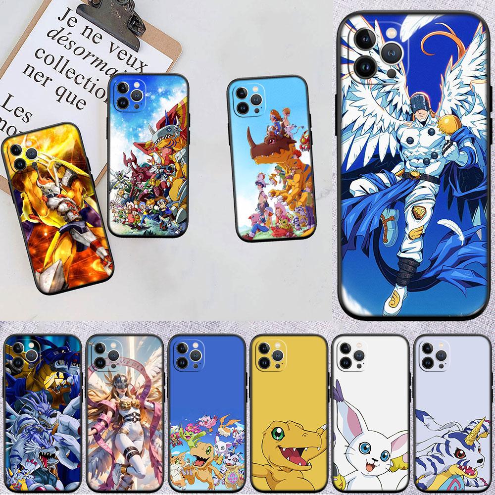 PP23 D-Digimons Soft Shell Phone Case for OPPO A40 A60 A80 A15 A16 A16K A12 A17 A17K A54 A54S A53 A53S A55 A56 A57 A98 F23