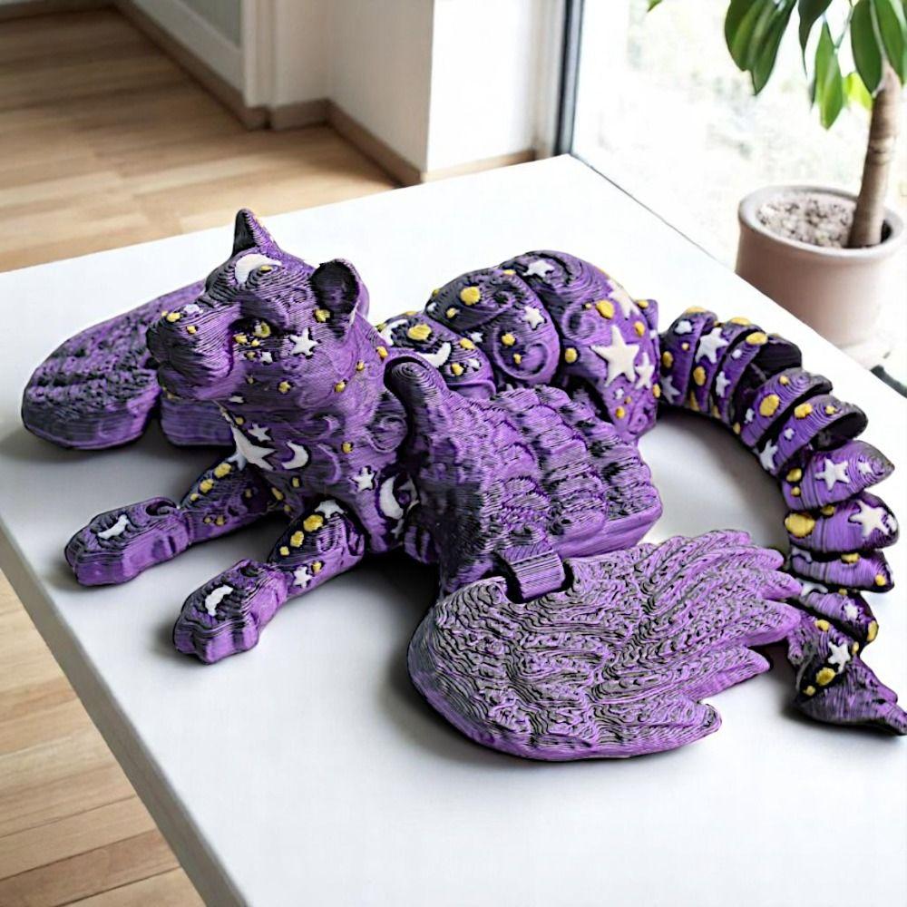 Creative Design Simulation Lion Model Simulation Animal Creative Lion with Wings  Gifts