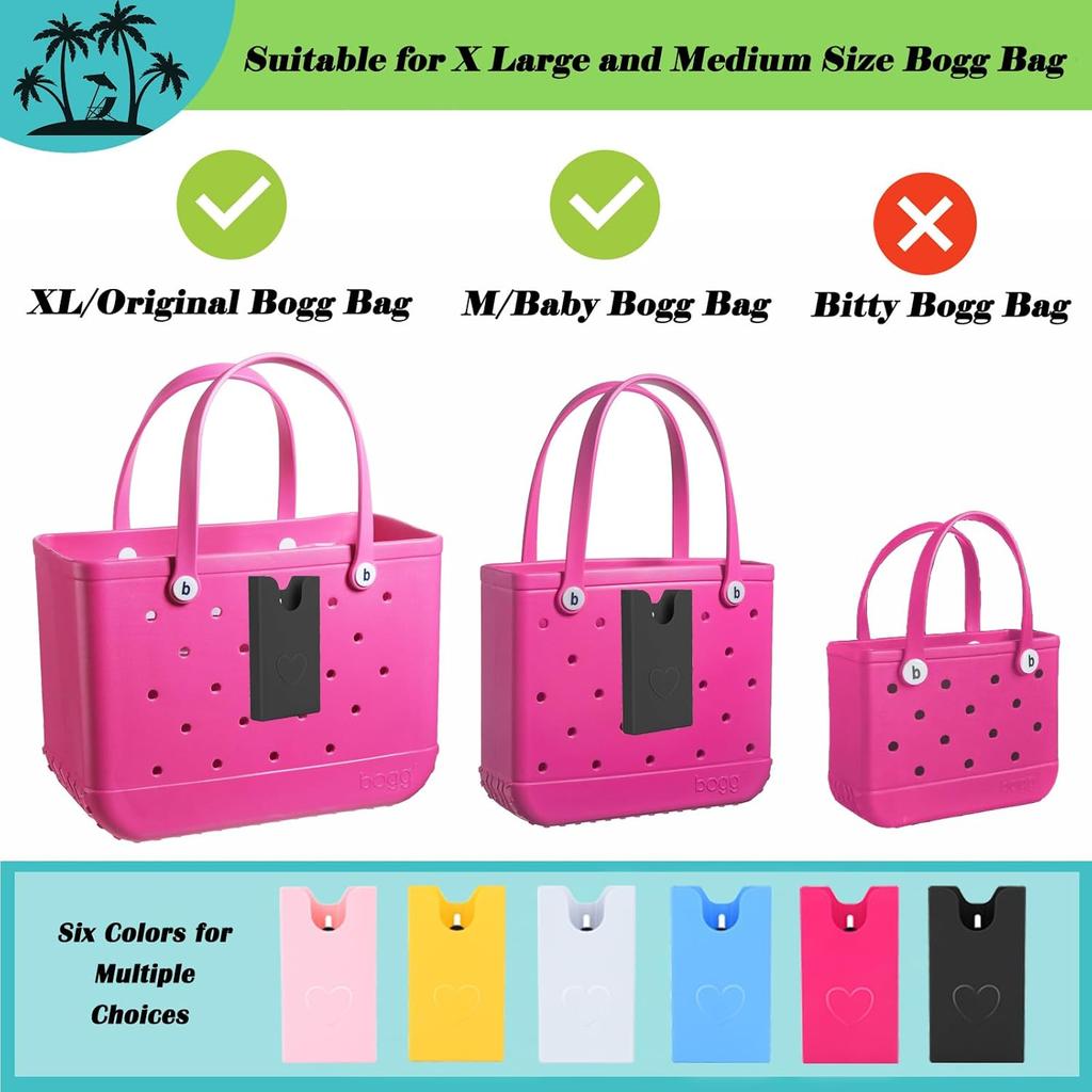 Phone Holder for Bogg Bag, Compatible with Large/Extra Large Simple Modern & Baby/Original Bogg Beach Bag, Accessories Phone Case Holder for Beach