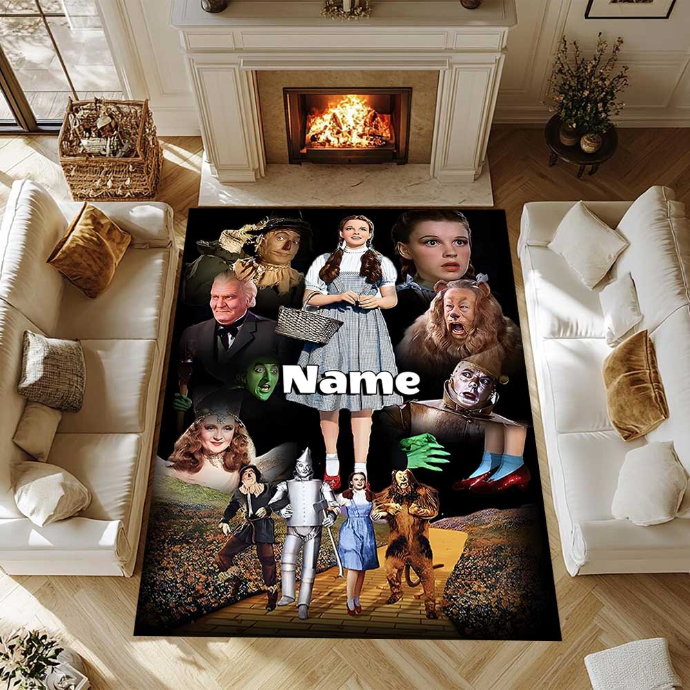 Warner Bros. Works (53) Customize your name rug, office chair cushion, home bedroom living room gift.