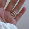Women's Minimalist Multi-layer Cable Knit Adjustable Ring – Versatile, Trendy, Niche Design