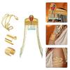 Egyptian Costume Accessories Includes Snake Egyptian Headpiece with Tassels Beads Wrist Bracelet Cuff Snake Arm Cuff