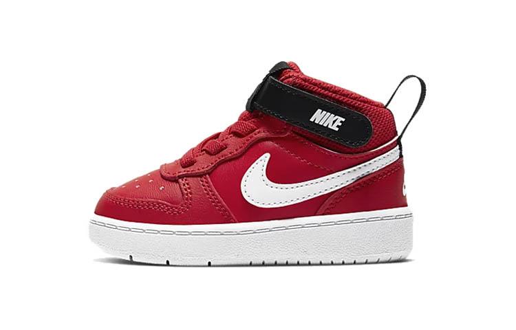 

Nike Court Borough Mid 2 Retro Sports Slip Resistant Cushioning Mid top Skateboard Shoes Red Infant And Toddler CD7784-600 22