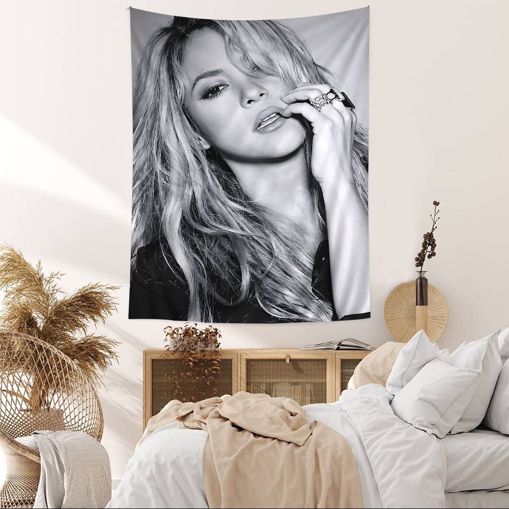 Singer Sshakira Colorful Tapestry Wall Hanging Hanging Tarot Hippie Wall Rugs Dorm Wall Art Decor