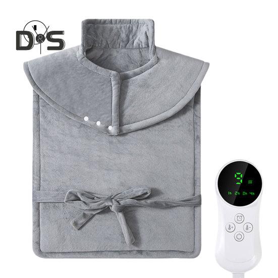 

Электрическая грелка с розеткой UK Регулируемые кнопки Автоматическое выключение Подогрев шеи, плеч, спины 9 уровней Регулировка температуры Управление одной кнопкой Грелка UK