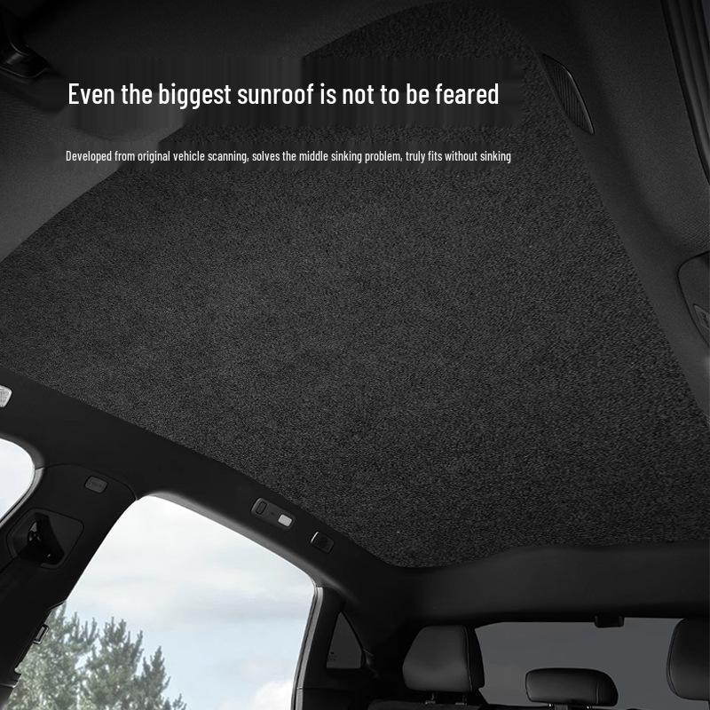 Le Dao L60 Silicone Suede Sunroof Shade: Panoramic Car Roof Sunshade for Heat Insulation & UV Protection.