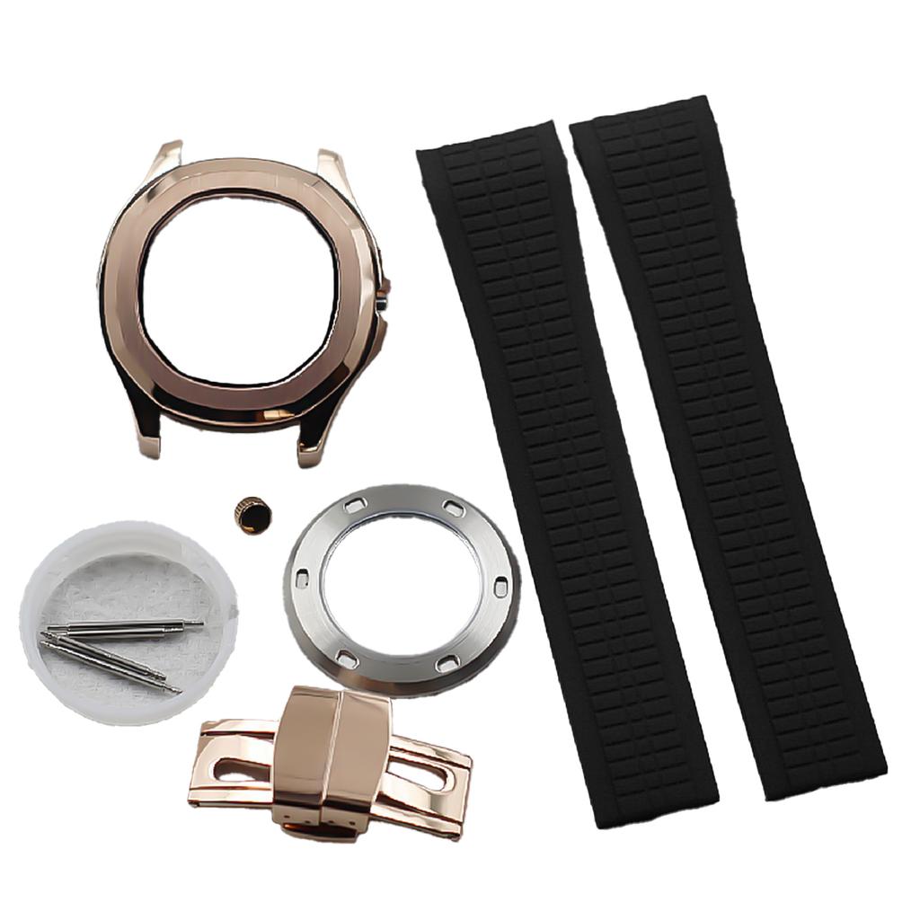 New 44mm NH35NH36 Movement Stainless Steel Waterproof Case Sapphire Watch Case For Nautilus AQUANAUT 32MM Dial Parts Accessories