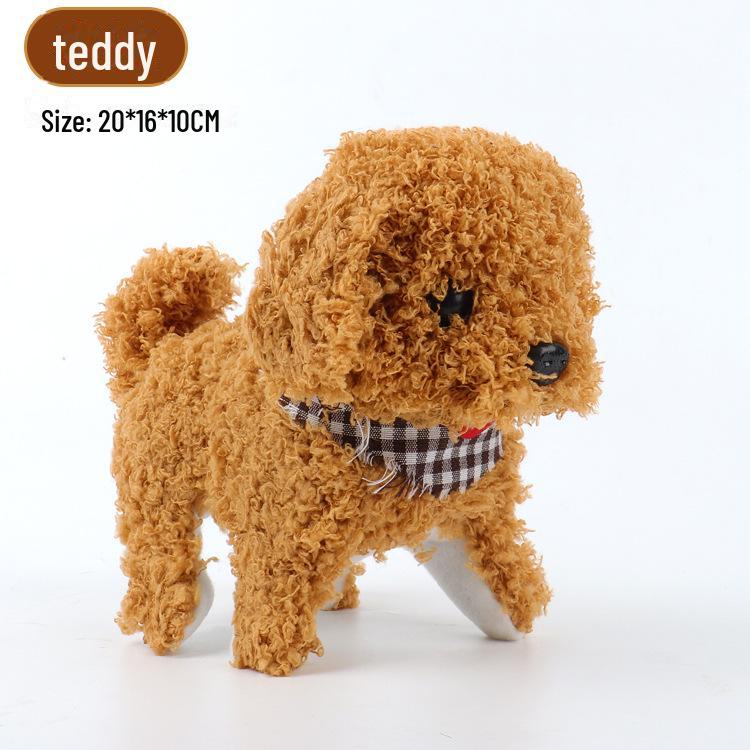 Cute Electric Plush Dog: Butt-Wagging Corgi, Husky & Golden Retriever