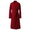 Sancai Women's Winter Robe Double-Sided Wool Coat