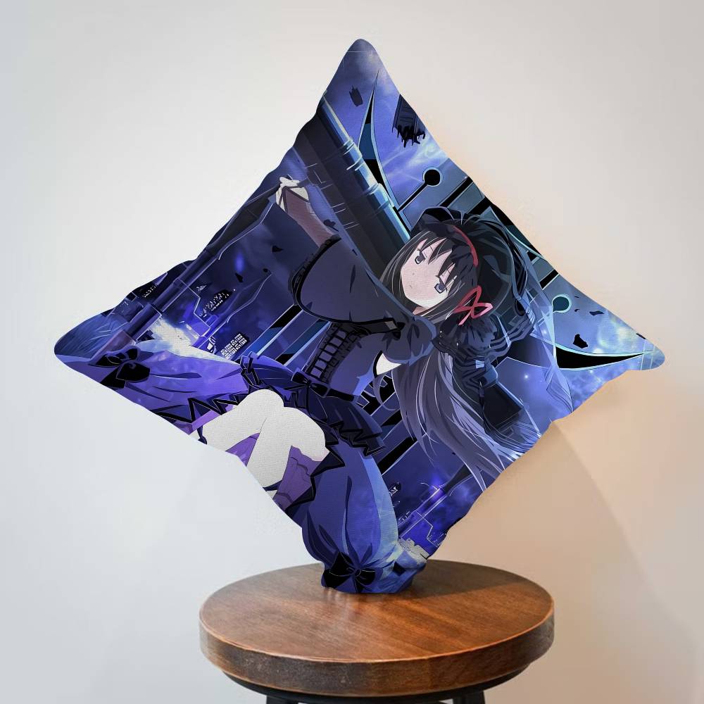 Cartoon Figure Akemi Homura Cushion Cover Decorative Pillow Sofa Home Decor case pillow cases