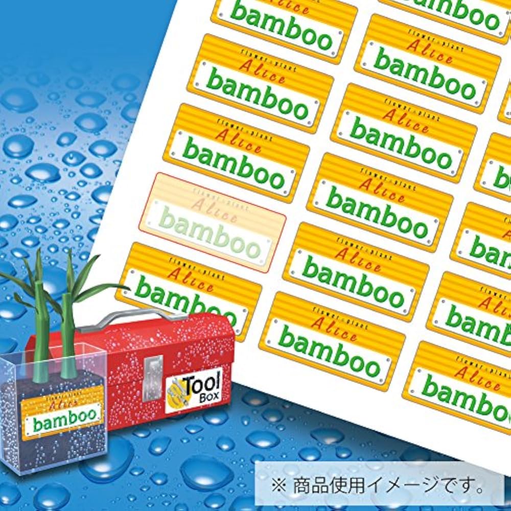 KOKUYO (KOKUYO) Color Laser Color Copy Water Resistant Labels, 27 Sides, 20 Sheets, LBP-WP6927N