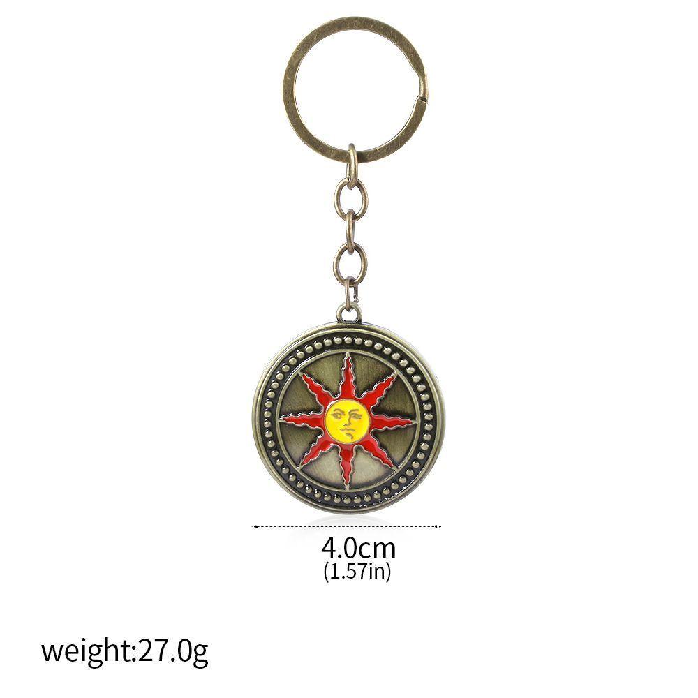 Game Dark Souls Artorias Sword Keychains Sun Knight Shield Ornstein Sword Smough Hammer Key Chain Pendant Cosplay Jewelry Gifts