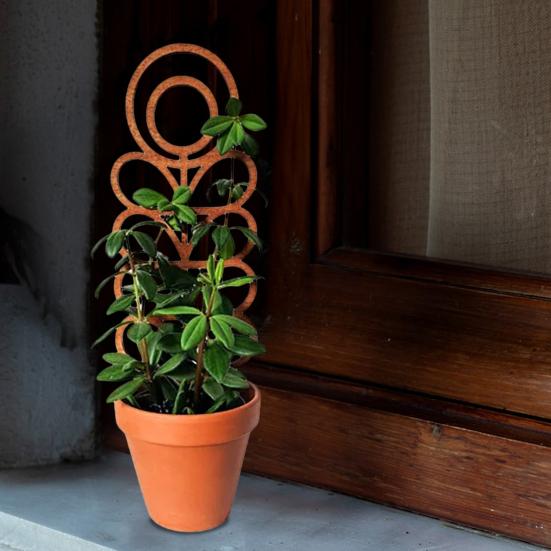 Tre Plantebrakett Bladform Espalier Klatreplante Støttestativ Enkel Installasjon Multifunksjonell Planteholder