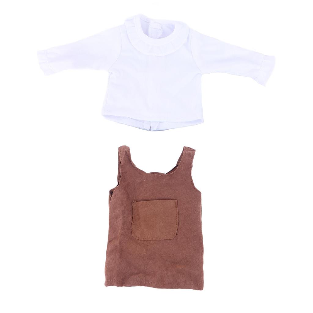 18 Zoll Puppenkleid, hübscher ärmelloser Rock, mädchenhafte Kleidung, Puppenhaus-Zubehör, Outfit für 45 cm Puppenzubehör, Mädchenspielzeug, Geburtstagsgeschenk