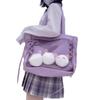 Japanese fresh girl pain bag two-dimensional student oblique span bag 2025 new shoulder portable transparent baby bag