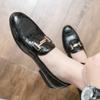 High Quality Casual Leather 38~48 Designer Mens Dress Wedding Black Fashion Office Business Loafers Formal Shoes For Men