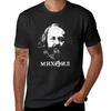 New Bakunin Father Of Anarchism T-Shirt Anime Clothes Boys Animal Print Shirt Black T Shirt Oversized T Shirt Men