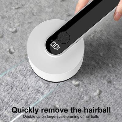 Fusselentferner Stoffrasierer USB Display Tragbar Wiederaufladbar Digitaler Pullover Fusselball