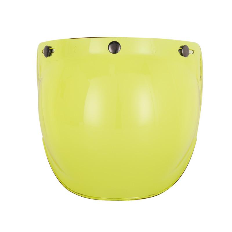 Motorcycle Helmet Retro Helmet Harley Helmet Bubble Lens Three Button Helmet Windproof And Strong Light Proof Lens With Bracket