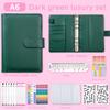 A6 Zipper Pouch Notebook: PU Leather Macaron Loose-Leaf Journal