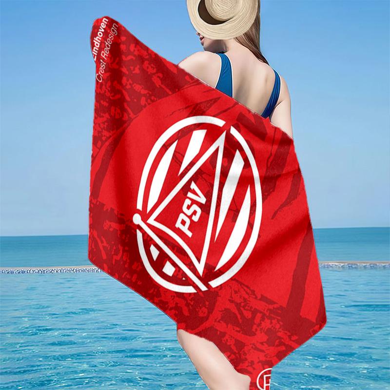 Psv Eindhoven Redesign Mikrofaser Strandtuch, Leicht und Schnelltrocknend, für Sommerreisen, Strand-Essential, Schwimmbad