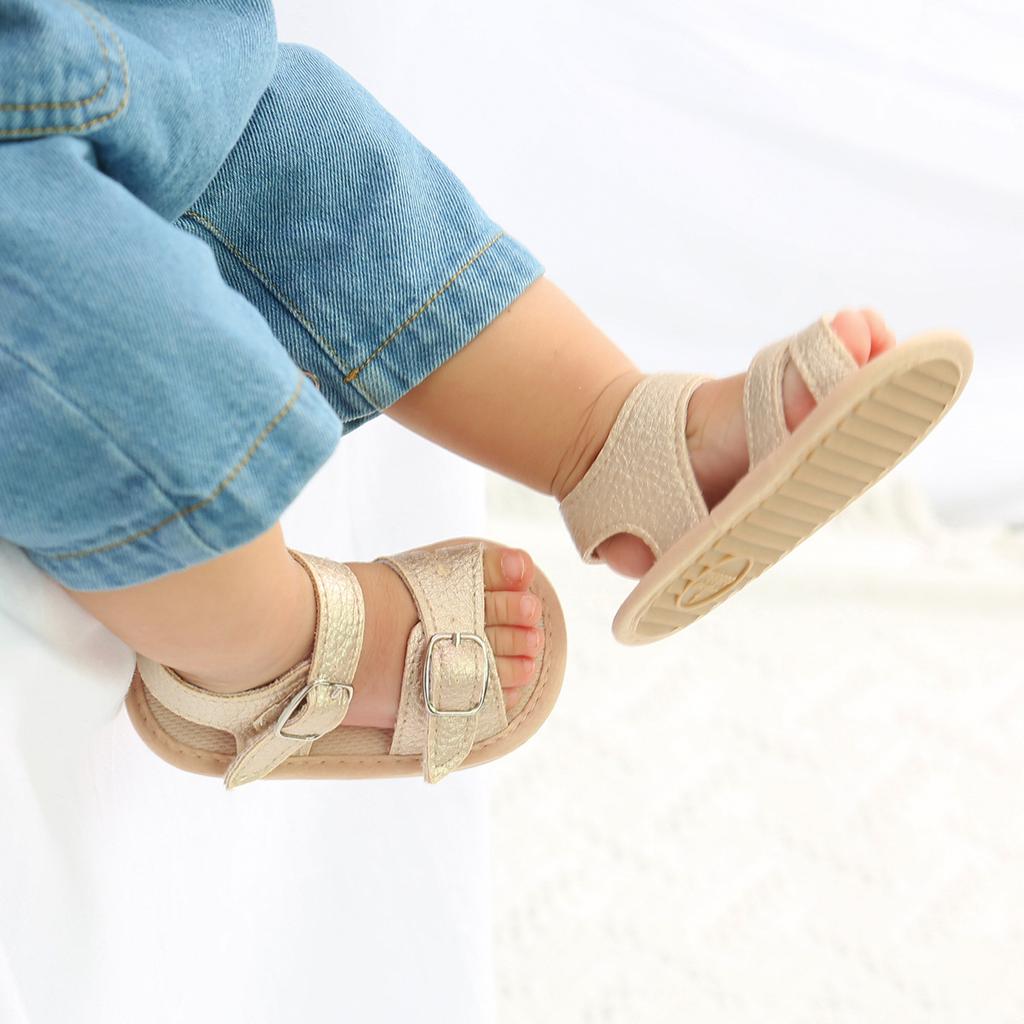 MYGGPP Vår og sommer Babysandaler med snøring Babysko Småbarnssandaler