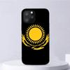 Custodia per telefono bandiera Kazakistan per Iphone 11 12 Mini 13 14 Pro Xs Max X 8 7 6s Plus 5 Se Xr Shell