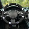 Women's Car Steering Wheel Cover Anti Slip Durable Cute Cartoon Bear Cars Steering Wheel Covers Universal Auto Handle Decoration