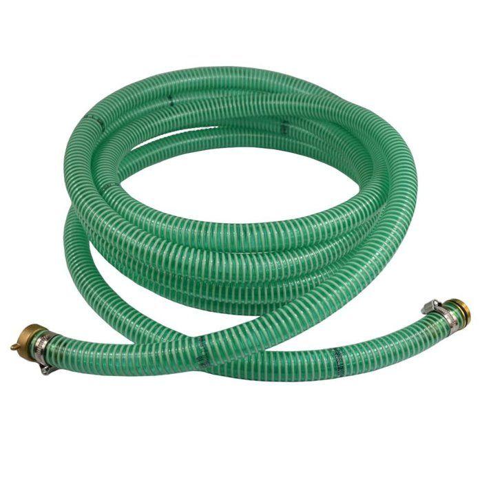 Tuyau d'aspiration et de refoulement 25mm, 8m - Kit complet avec raccords