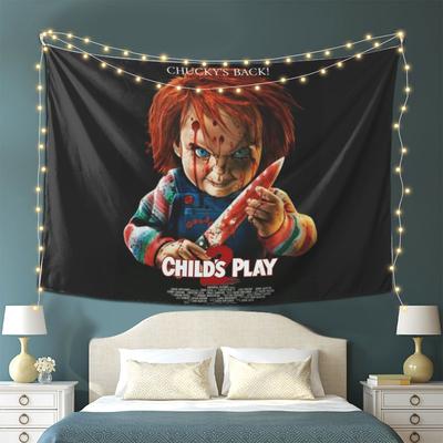 Good Guys Child's Play Chucky Tapiz Colgante de Pared Decoración Estética para el Hogar Tapices para Habitación de Estudiantes