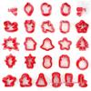 26 Polymer Clay Earring Cutters: Christmas Jewelry DIY Molds