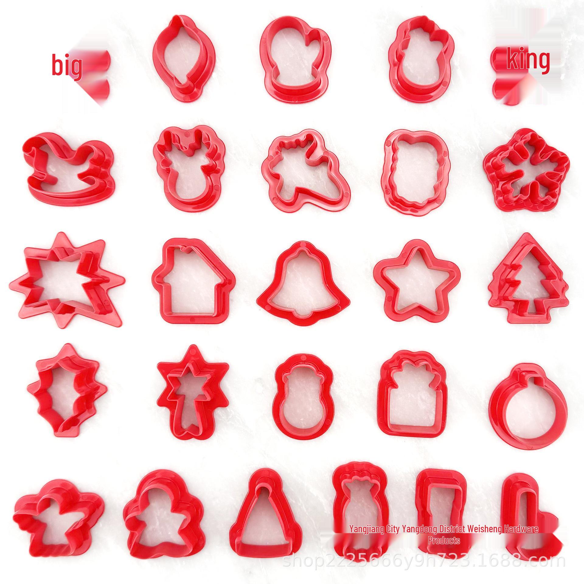 26 Polymer Clay Earring Cutters: Christmas Jewelry DIY Molds