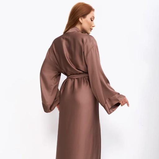 Europese en Amerikaanse zomer dames vetersatijn badjassen, sexy nachthemden, comfortabele ijszijde loungewear, ochtendjas