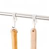 4PCS Plastic S Hooks With Rotating Design for Multipurpose Storage Space Saving Hanging Solution for Cabinets Shelves