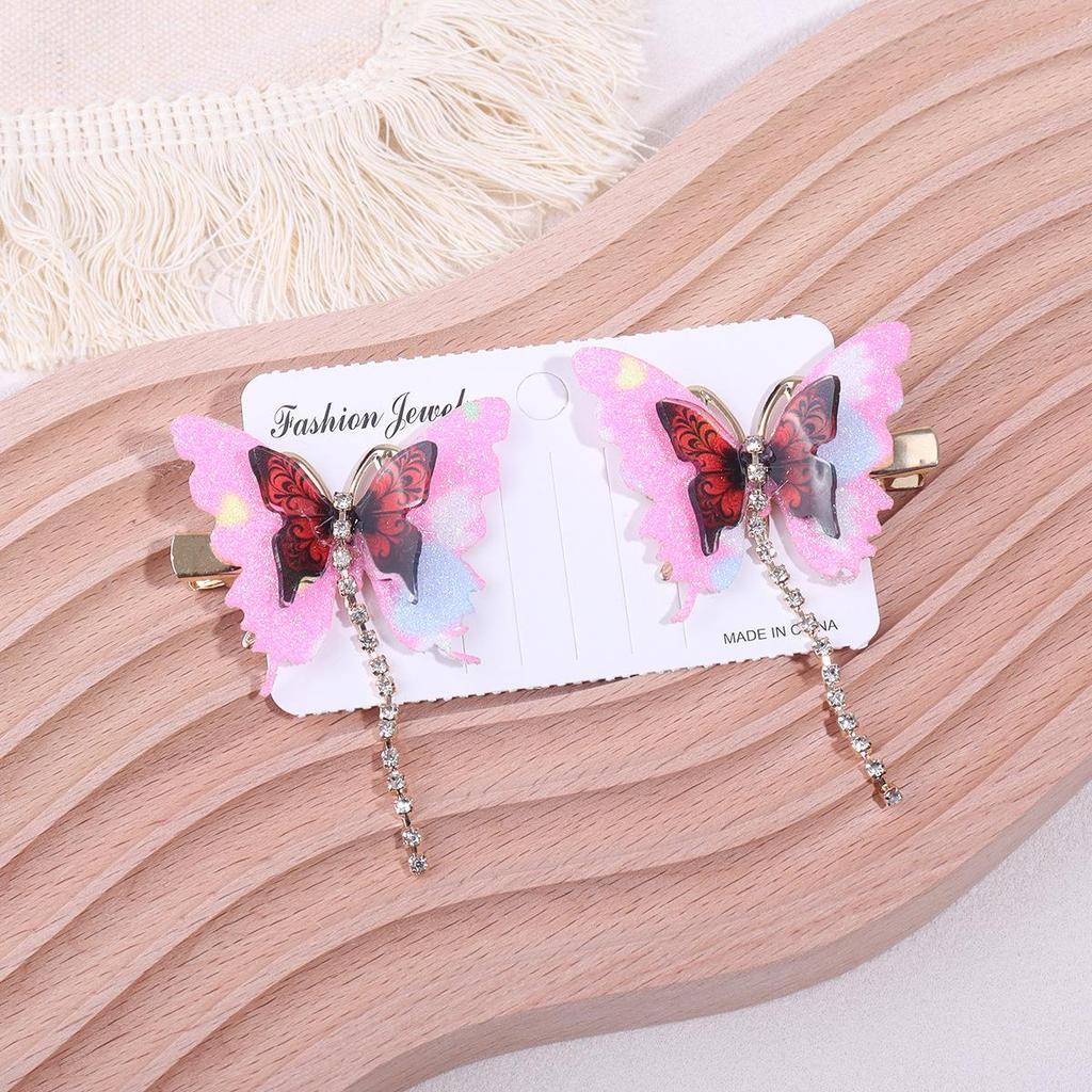 Exquisite Butterfly Hair Clip for Women & Children: High-End National Style Accessory